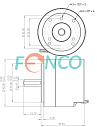 Инкрементальный энкодер FNCPW (FENPW) 40S Fenac