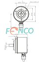 Абсолютный энкодер FNC (FEN) APA 50S Fenac