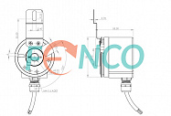 Инкрементальный энкодер FNC (FEN) 58E Fenac