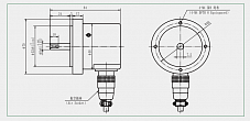 Инкрементальный угловой энкодер DTC70S ROUNDSS
