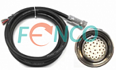 Кабель 2 м с разъемом M27 CBL-M27S-F26L-020AB-306N-001 Posital Fraba