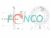 Инкрементальный энкодер FNC (FEN) 115S Fenac