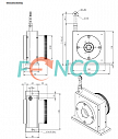 Тросовый барабан энкодера CD120L MEC AK Industries