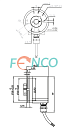 Инкрементальный энкодер FNCPW (FENPW) 58E Fenac