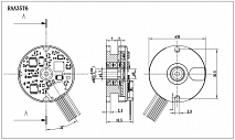 Абсолютный угловой энкодер RAA35T6 / RAA46T6 ROUNDSS