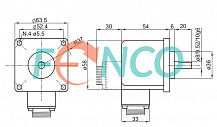 Инкрементальный энкодер FNC (FEN) 63K Fenac