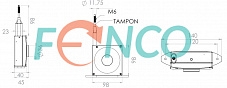 Тросовый барабан FNC (FEN) W100 Fenac