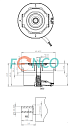 Абсолютный энкодер FNC (FEN) SCEH8 SinCos Fenac