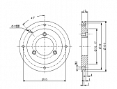 Переходной фланец энкодера PF4262 Lika