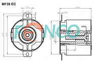 Абсолютный энкодер FNC (FEN) MF36 EC Fenac