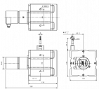 Абсолютный энкодер с тросовым барабаном LDF130SJ Tofi