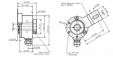 Инкрементальный энкодер SCH50IB Scancon