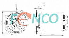 Абсолютный энкодер FNC (FEN) APS 58E Fenac