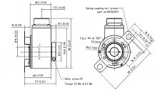 Инкрементальный энкодер SCH58B Scancon