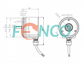 Инкрементальный энкодер FNC (FEN) 58S Fenac