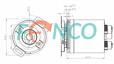 Абсолютный энкодер FNC (FEN) AECS 58E Fenac