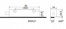 Считывающая головка энкодера EMA21 Mechatronic Systems