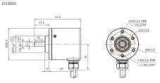 Инкрементальный энкодер ECC3802S Tofi