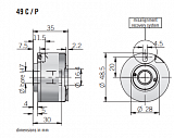 Инкрементальный энкодер EF 49 C / P Eltra
