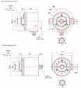 Абсолютный энкодер FDCE58B CANopen Tofi