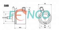 Абсолютный энкодер FNC (FEN) ST 58B Fenac
