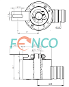 Инкрементальный энкодер FNC (FEN) 50HDP TKS Fenac