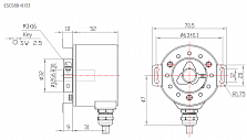 Инкрементальный энкодер ESC58B Tofi