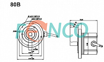 Инкрементальный энкодер FNC (FEN) 80B Fenac