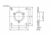 Переходной фланец энкодера PF4259 Lika
