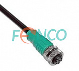 Кабель 10 м с разъемом M12 5pin розетка Posital Fraba