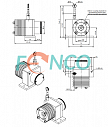 Тросовый барабан энкодера CD80 MEC AK Industries